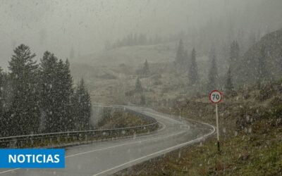 Alerta por nieve y lluvias debido a la entrada de la borrasca Garoé